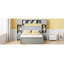 Lit en bois avec armoire tout-en-un, tablette et prises, lit gigogne-531100278