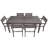 Acacia Wood Outdoor Dining Table & Chairs-148965819