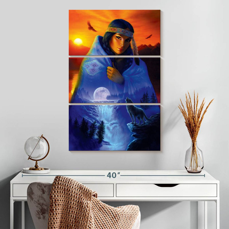 Portrait de Lelar Cape of Visions, H 32 po x l 20 po