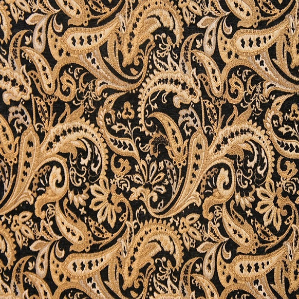 Tissu Sarah, Noir