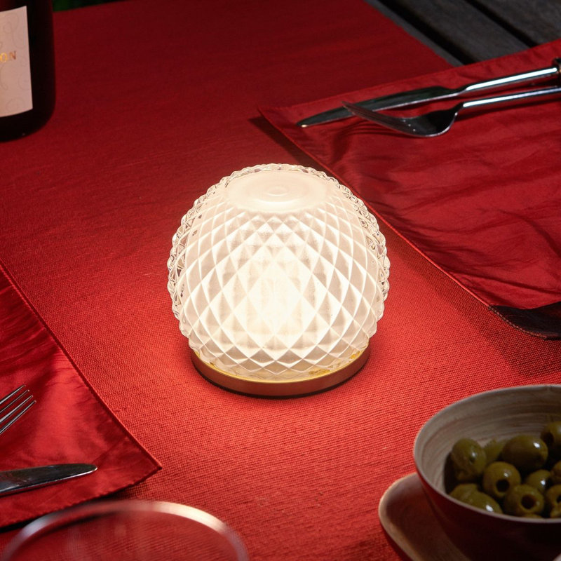 Alazah Aurelia Rechargeable Wireless Table Lamp with Remote