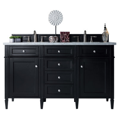 Brittany 60" Double Vanity W/FreePower Wireless Charger