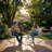 2-person Outdoor Conversation Set With PVC-coated polyester Chairs & Marble-look Table - 3-piece Patio Bistro Set For Small Spaces-1215533603