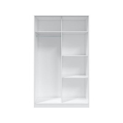 Pavlína 2 Door Manufactured Wood Wardrobe