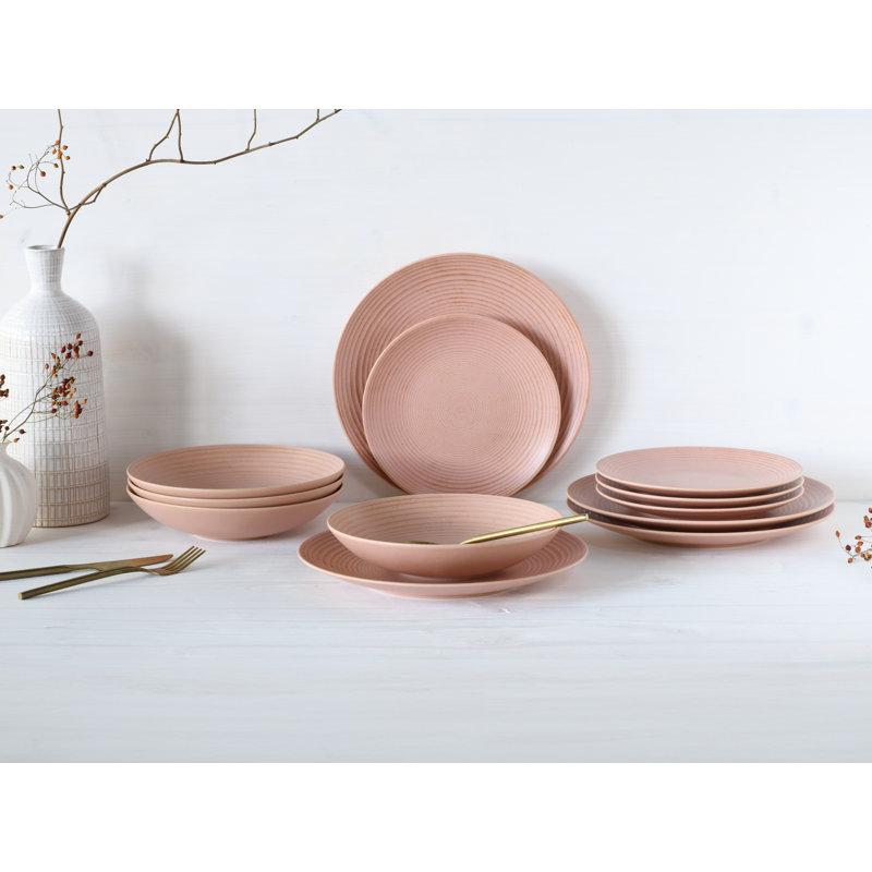 Catania Piece Stoneware Dinnerware Set - Service for 4