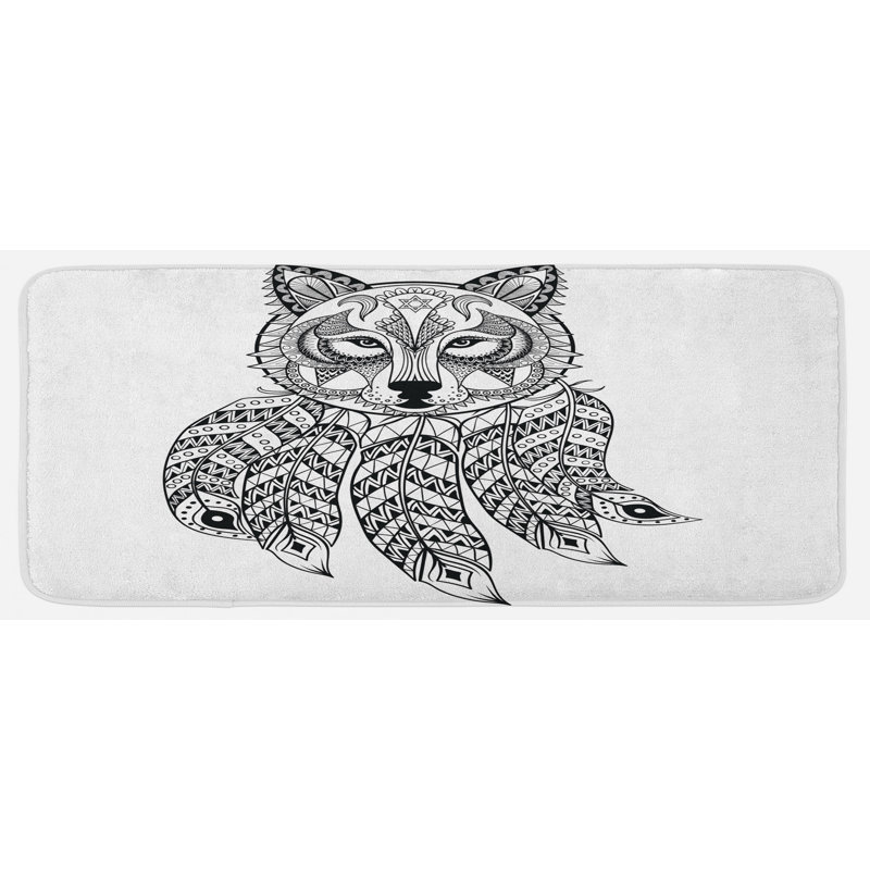 Tapis de cuisine tribal