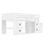LIT LIT DOUBLE DE TAILLE DOUBLE AVEC TABLETTES, TÊTE DE RANGEMENT ET Escalier-266227313
