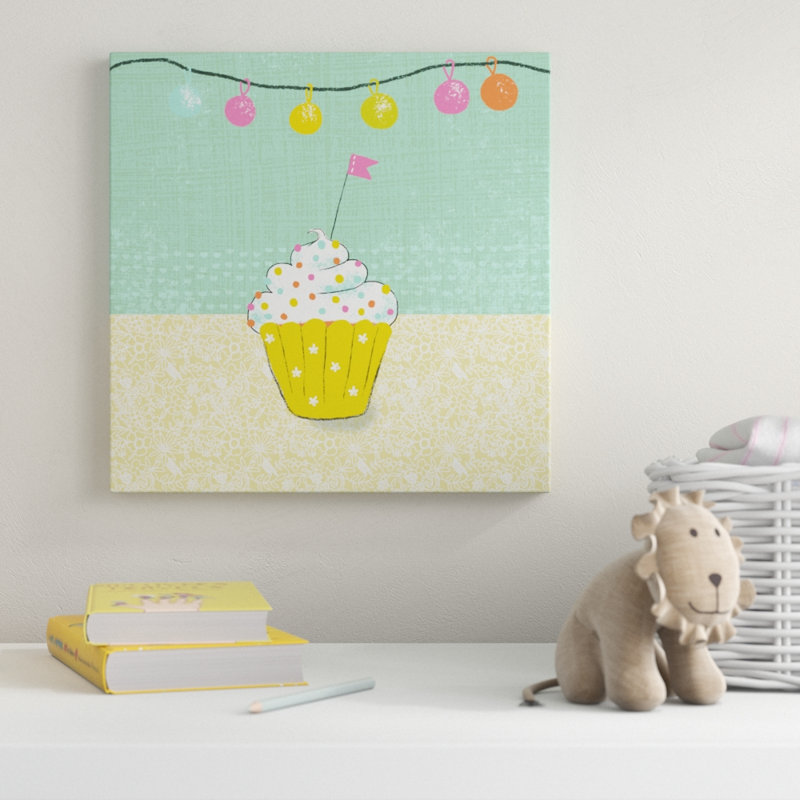 « rétro birthday iv », art sur toile, H 14 po x l 14 po x P 2 po