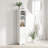 Tall Freestanding Storage Cabinet with Adjustable Shelves and Anti-Tip Design