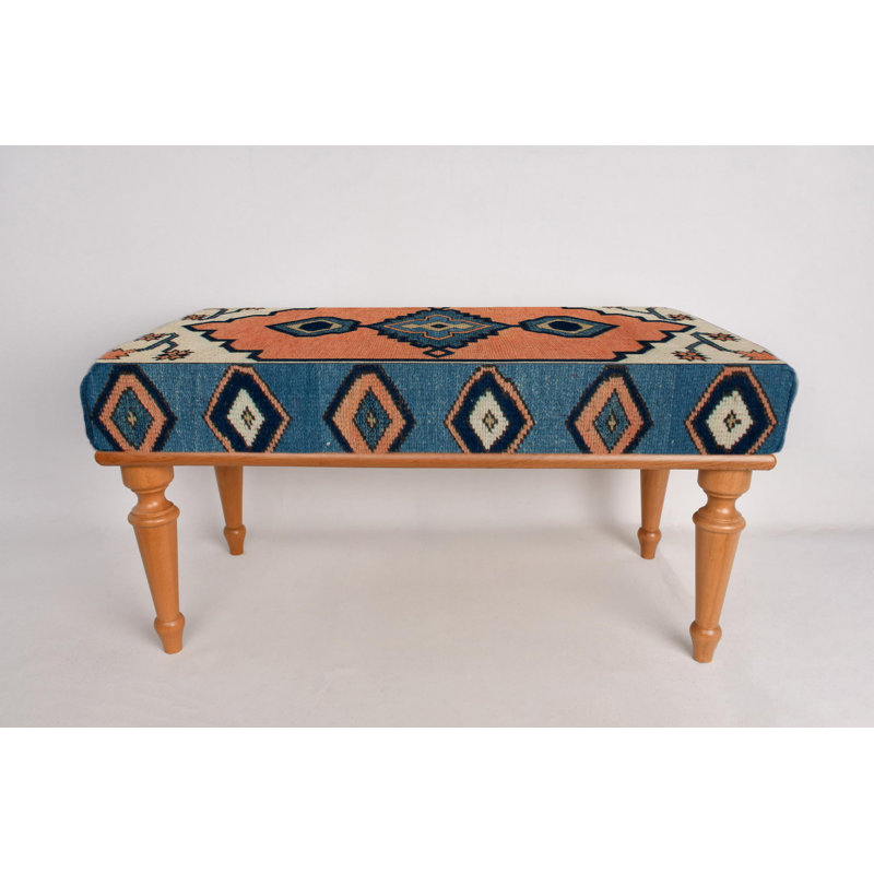 Banc de salle à manger, banc de style bohémien, banc de coiffeuse, banc de fenêtre, banc d'assise, banc de décoration intérieure, banc fabriqué à la main, banc de chambre à coucher