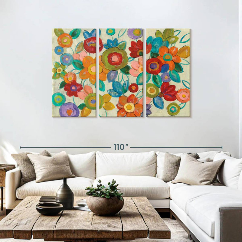 Fleurs décoratives Avery, H 48 po x l 74 po