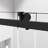 56" - 60" (W) X 76" (H) Frameless Soft-Closing Shower Door, 1/4" (6Mm) Tempered Glass Single Sliding With Explosion-Proof Coating, Matte Black-121957791