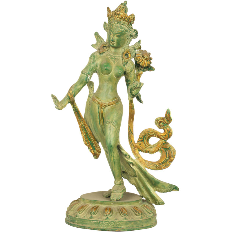 Figurine Tara debout (divinité bouddhiste tibétaine)