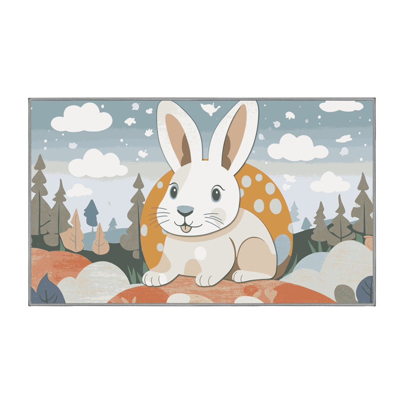 Tapis pour enfants East Urban Home, Tapis de couloir 2 pi x 4 pi