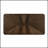 Modern Rectangular Dining Table with Extension Leaf, Durable Unique Metallic Accent Base, Brown Finish Wooden Furniture