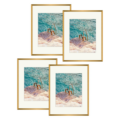 Drennon Metal Picture Frame Set with Mat