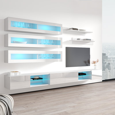 Meuble audio-vidéo flottant Fly 33 "J 33TV