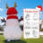 Wellcomer 26 Ft Giant Christmas Inflatable Snowman with Blower, Blow Up Outdoor Decoration for Christmas Party & Events-1030441879