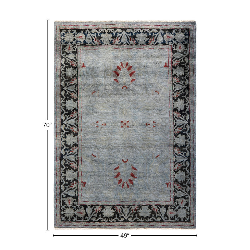 Danaia One-of-a-Kind 4' 1" X 5' 10" Hand Knotted Area Rug
