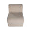 Fauteuil d'appoint en tissu de peau de mouton bouclée Lana Lana