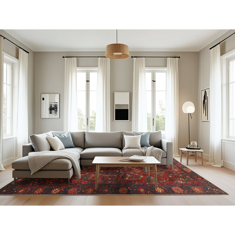 Erickah Oriental Indoor Rug, Rectangle 8' x 12'