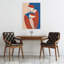 Comforting Embrace Abstract Bold Contemporary Wall Art Print 1 Piece Wrapped Canvas Wall Art-1265600125