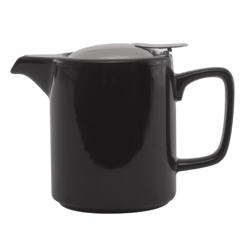 Ceramic 16oz Teapot, Black
