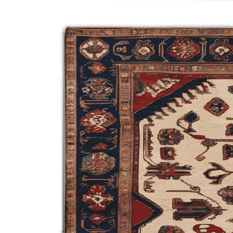 Tapis turc intérieur et extérieur brun, Rectangulaire 2 pi x 3 pi