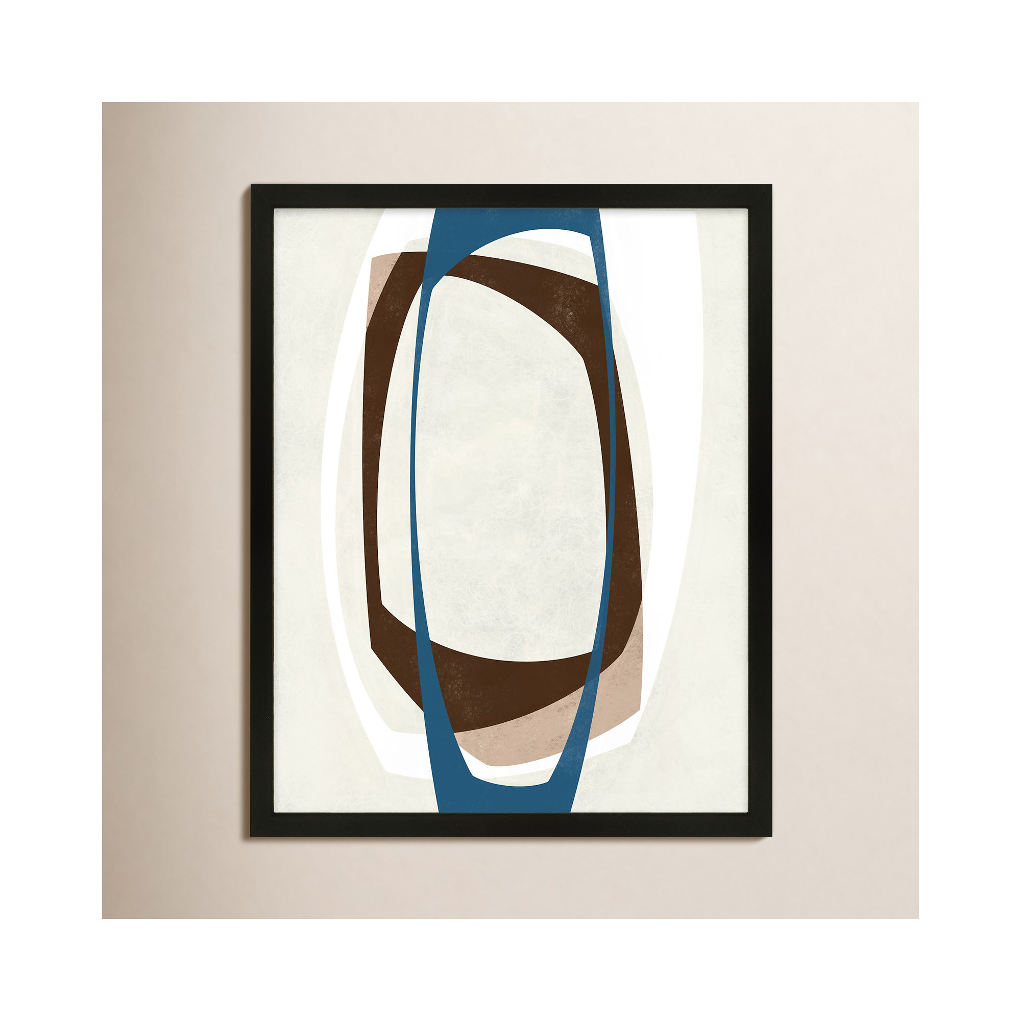 Orbit 1 by Jacques Pilon, Black Framed, 20" H x 16" W