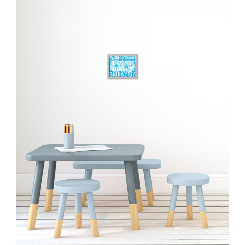 Décoration murale Juvenile Gaming, H 9 po x l 11 po x P 1,19 po, Encadré de boîte argent