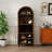 71" Tall Arched Display Bar Cabinet-1283989602