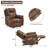 Faux Leather Heated Massage Chair-1501465445