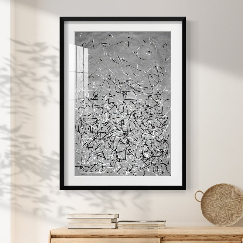 Imprimé Counterpoise II - Impression encadrée, H 28,5 po x l 20,5 po, Noir