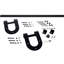 Ensemble de quincaillerie de porte de grange en fer à cheval de qualité supérieure avec rail pour portes 1 3/8 po-336479148-336479150