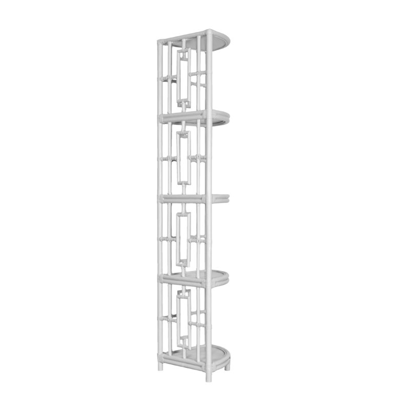 Manley Corner Bookcase, White