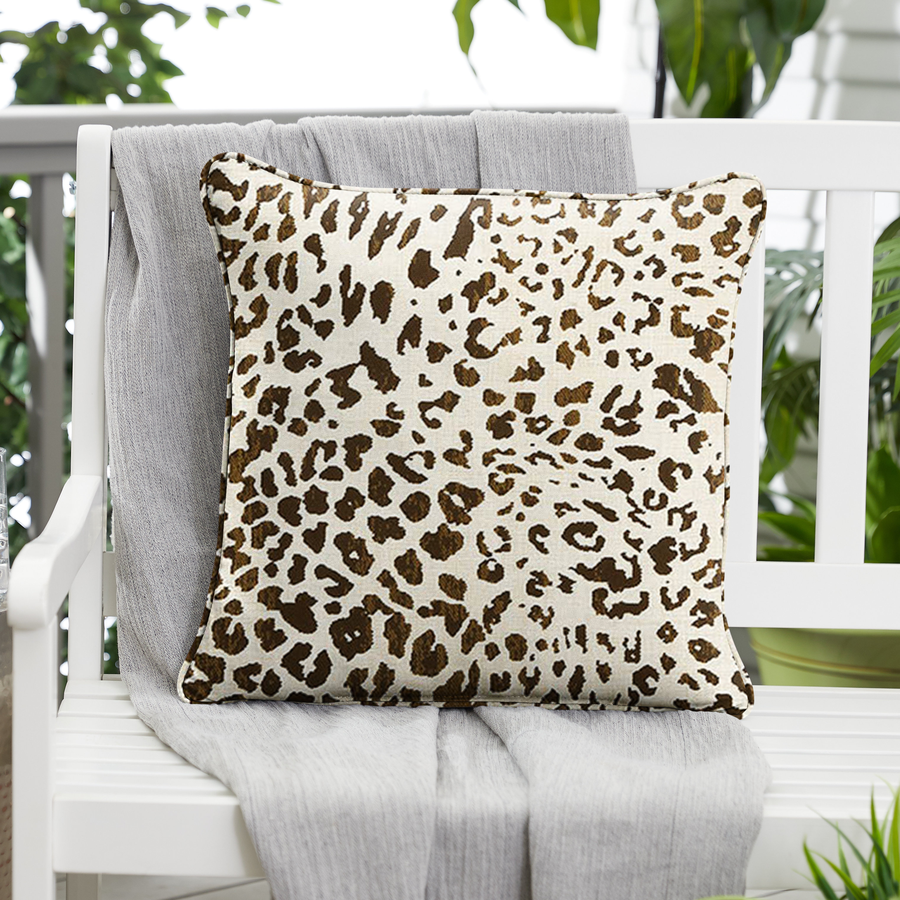 Animal print clearance throw pillow