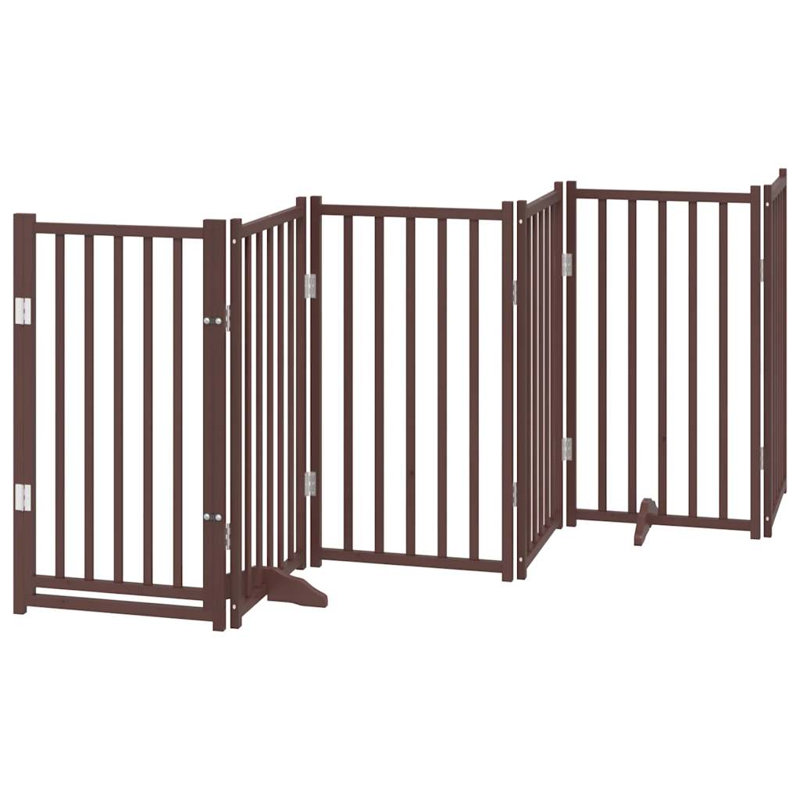 Houchins Solid Wood Dog House Door, Brown, 90cm H x 750cm W x 2cm D