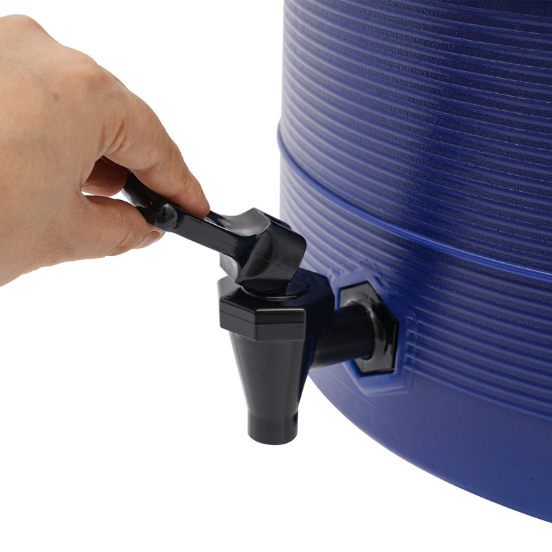 Distributeur de boissons chaudes et froides 6,6 gallons, Bleu