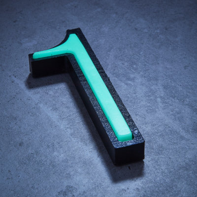 6'' H Reflective Plastic House Number