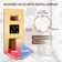 12" LCD Display 3-Function Wall Mounted Pressure Balanced Luxury Shower System with 6 Body Jets
