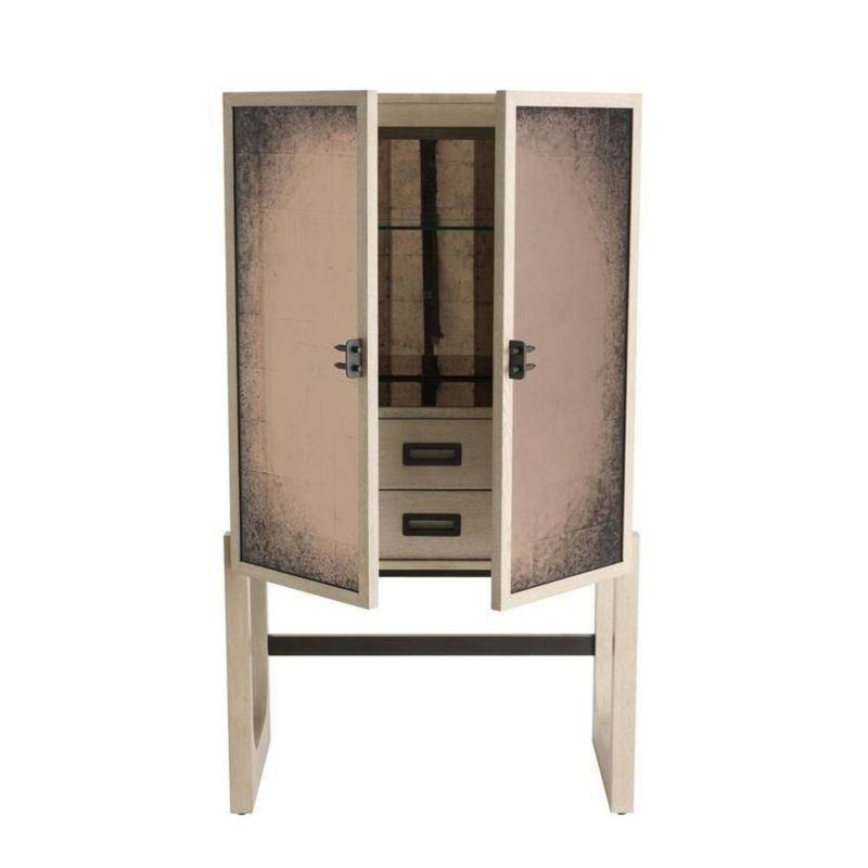 Jermaine Solid Wood Bar Cabinet