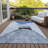 Korsen Washable Abstract Indoor / Outdoor Rug-1114463970