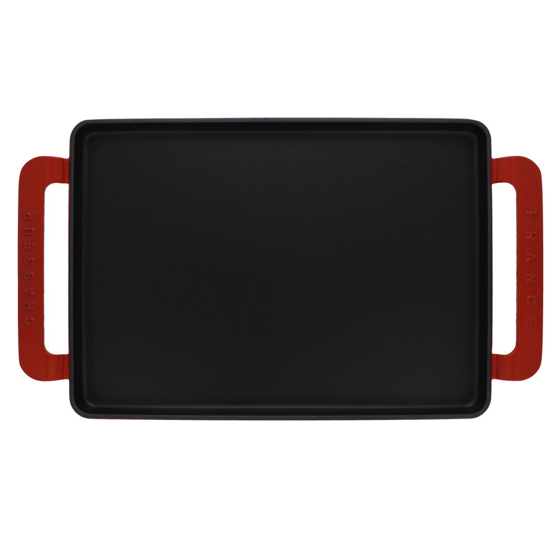Plaque chauffante 14 po Chasseur Caviar, Rouge