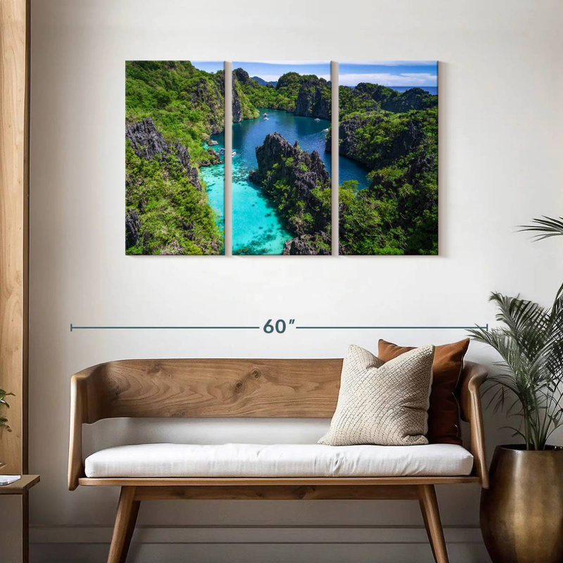 Falaises de Gillard El Nido, H 28 po x l 45 po