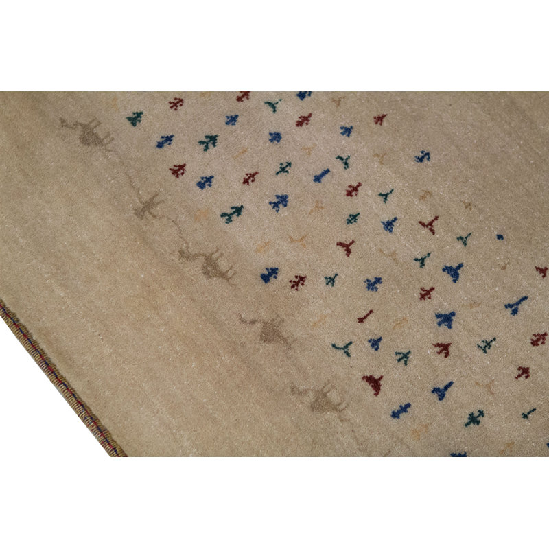 Hand-Knotted High-Quality Gold Area Rug