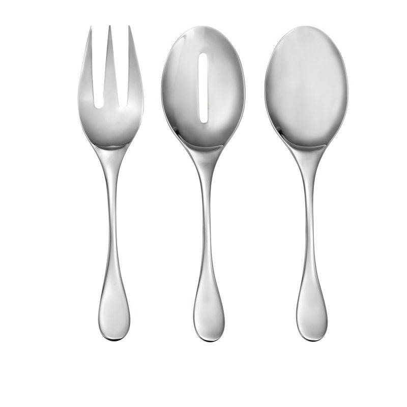 Skye 3 Piece Stainless Steel Hostess Set