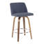 Tabouret de comptoir 2 pièces Mid-Century