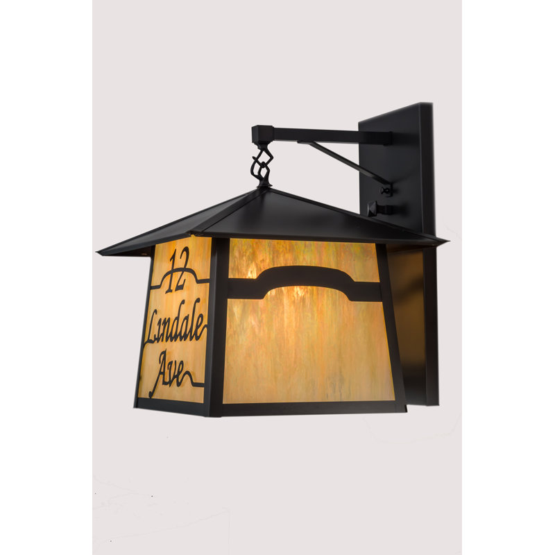 Personalized Glass 3 - Light Armed Sconce