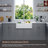 33"L x 20" W Ceramic Single Bowl Farmhouse Kitchen Sink Workstation With Accessories