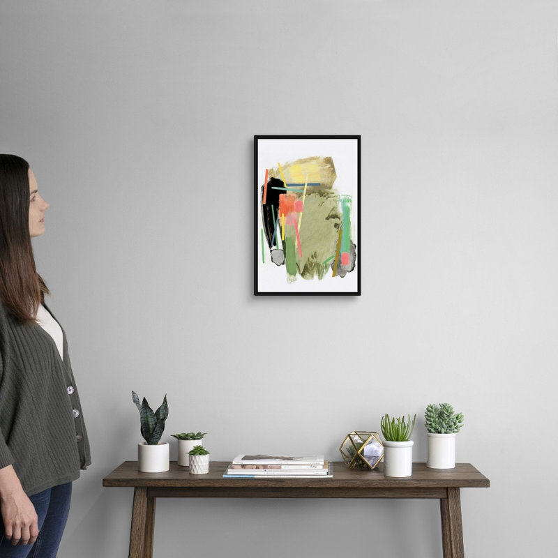 "Placebo I" par PI studio-impression sur toile, H 20 po x l 14 po x P 1,75 po, Toile avec cadre noir